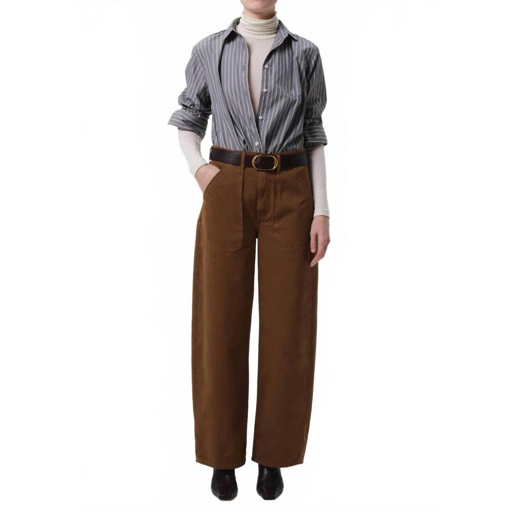 NEW CITIZENS OF HUMANITY ayla cargo pants in bronze
